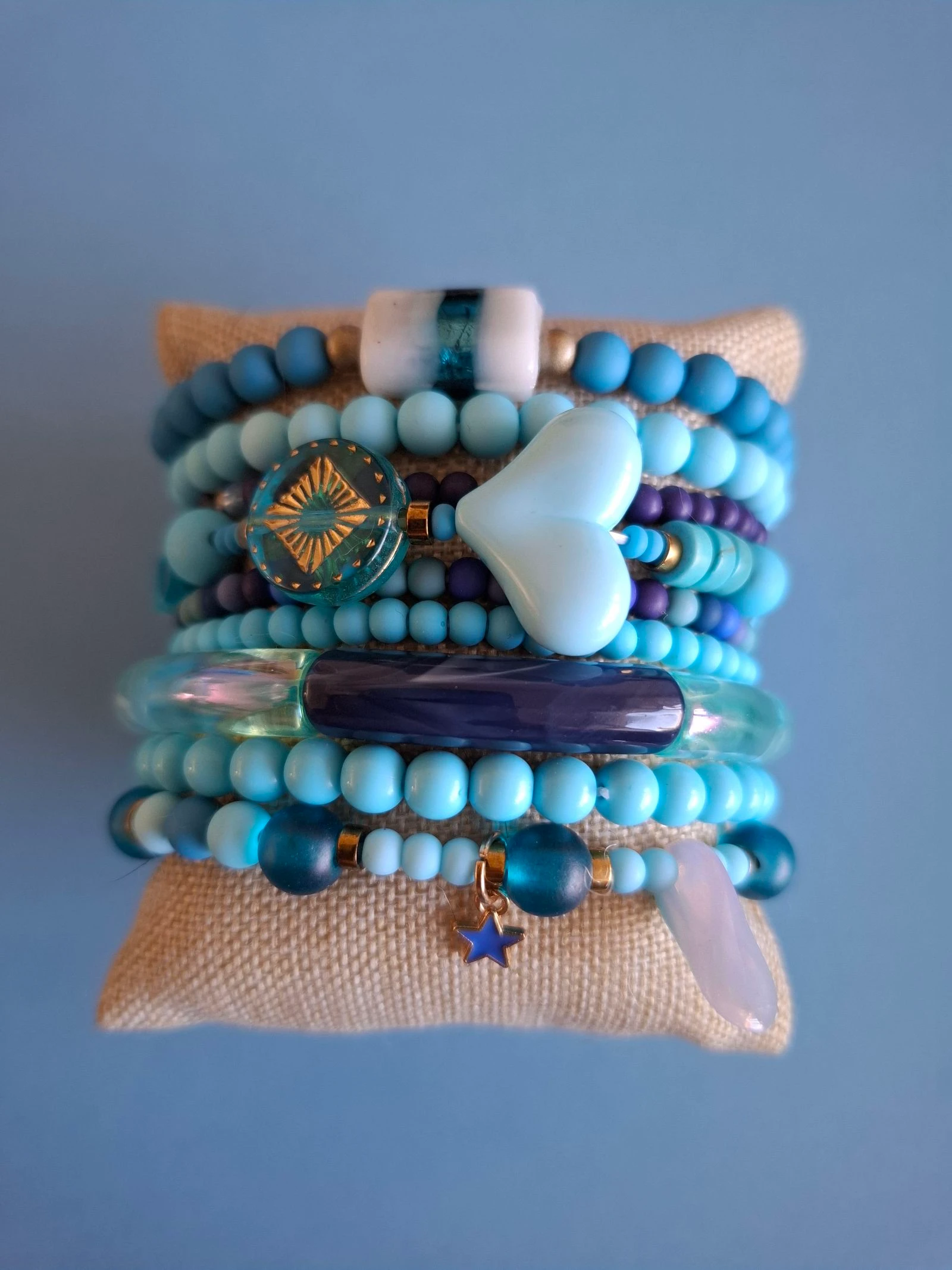 Armbandenset blauw